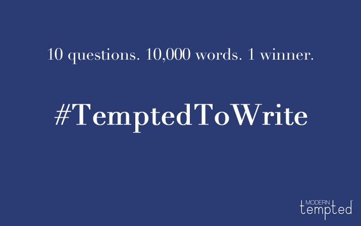 Are you #TemptedToWrite?