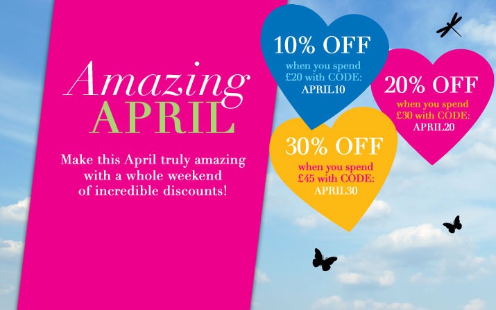 Amazing April – A weekend of incredible discounts!