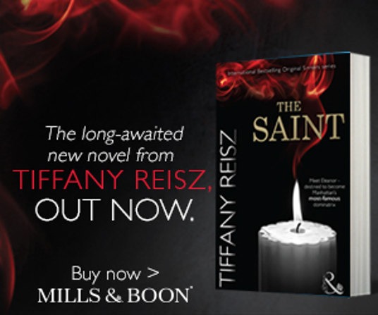 Attention Tiffany Reisz fans: The Saint is out now!