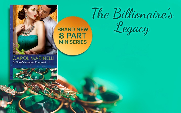 Carol Marinelli introduces The Billionaire`s Legacy series