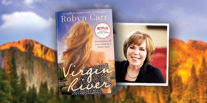 Virgin River book and Robyn Carr author photo